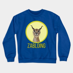 Zabloing Cat Meme Crewneck Sweatshirt